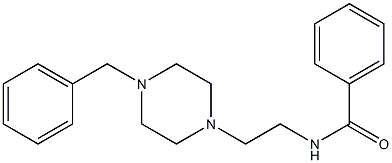 N-[2-(4-Benzyl-1-piperazinyl)ethyl]benzamide 구조식 이미지