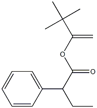 2-Phenylbutyric acid 1-tert-butylethenyl ester Structure