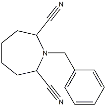 (1-Benzylhexahydro-1H-azepine)-2,7-dicarbonitrile Structure