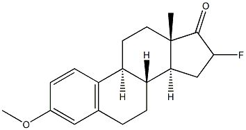 16-Fluoro-3-methoxyestra-1,3,5(10)-trien-17-one Structure