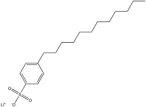 4-Dodecylbenzenesulfonic acid lithium salt 구조식 이미지