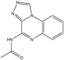 4-Acetylamino[1,2,4]triazolo[4,3-a]quinoxaline Structure