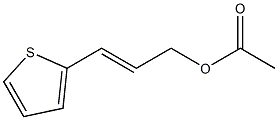 Acetic acid 3-(2-thienyl)-2-propenyl ester 구조식 이미지