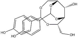 1-O,5-O:2-O,4-O-Bis(4-hydroxybenzylidene)-L-glucitol Structure