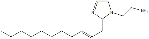 1-(2-Aminoethyl)-2-(2-undecenyl)-3-imidazoline 구조식 이미지