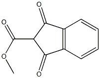 1,3-Dioxo-2-indanecarboxylic acid methyl ester 구조식 이미지