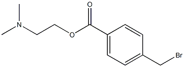 p-Bromomethylbenzoic acid 2-(dimethylamino)ethyl ester 구조식 이미지