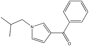 1-(2-Methylpropyl)-3-benzoyl-1H-pyrrole 구조식 이미지