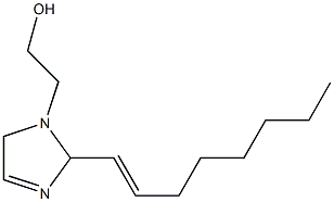 2-(1-Octenyl)-3-imidazoline-1-ethanol Structure