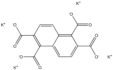 1,2,5,6-Naphthalenetetracarboxylic acid tetrapotassium salt Structure