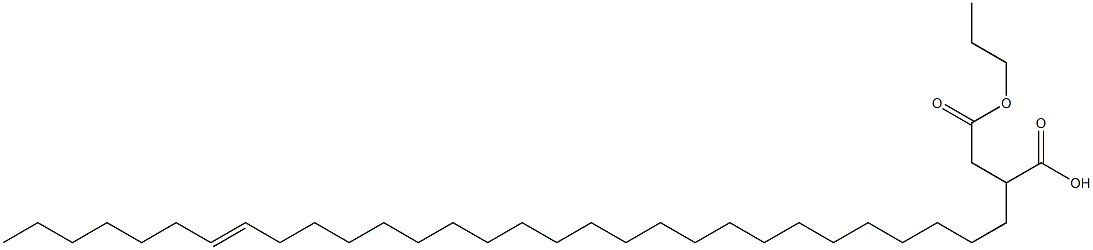 2-(23-Triacontenyl)succinic acid 1-hydrogen 4-propyl ester Structure