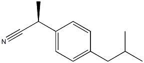 (2S)-2-(4-Isobutylphenyl)propiononitrile 구조식 이미지