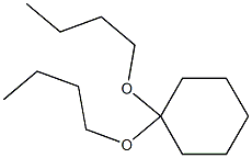 Cyclohexanone dibutyl acetal Structure