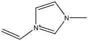 1-Methyl-3-vinyl-1H-imidazole-3-ium 구조식 이미지