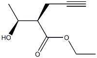 (2R,3S)-2-Propargyl-3-hydroxybutanoic acid ethyl ester 구조식 이미지