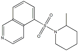 1-[(Isoquinolin-5-yl)sulfonyl]-2-methylpiperidine 구조식 이미지