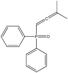 1-(Diphenylphosphinyl)-3,3-dimethylallene 구조식 이미지