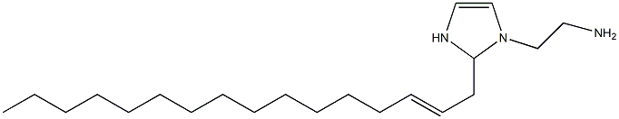 1-(2-Aminoethyl)-2-(2-hexadecenyl)-4-imidazoline 구조식 이미지