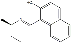 (-)-1-[(R)-sec-Butyliminomethyl]naphthalene-2-ol 구조식 이미지