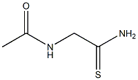 Acetylaminothioacetamide 구조식 이미지