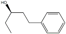 (R)-1-Phenyl-3-pentanol Structure