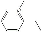 2-Ethyl-1-methylpyridinium 구조식 이미지