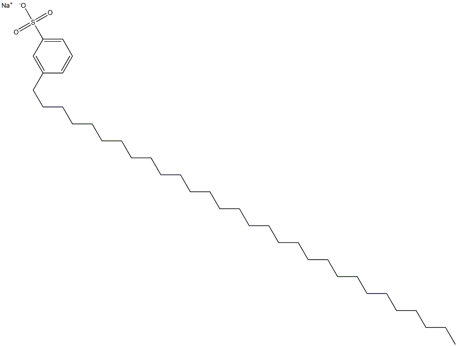 3-Triacontylbenzenesulfonic acid sodium salt 구조식 이미지