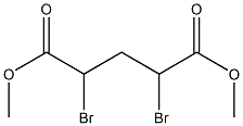 2,4-Dibromoglutaric acid dimethyl ester Structure