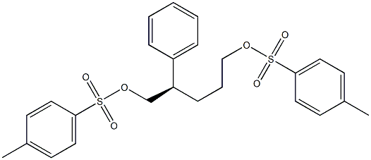 [R,(-)]-2-Phenyl-1,5-pentanediol di(p-toluenesulfonate) Structure
