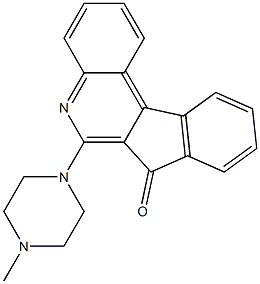 6-(4-Methylpiperazin-1-yl)-7H-indeno[2,1-c]quinolin-7-one Structure