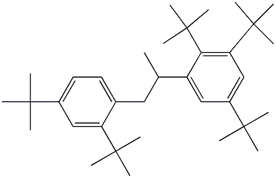 2-(2,3,5-Tri-tert-butylphenyl)-1-(2,4-di-tert-butylphenyl)propane Structure