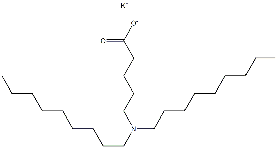 5-(Dinonylamino)valeric acid potassium salt 구조식 이미지