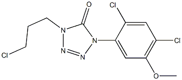 1-(2,4-Dichloro-5-methoxyphenyl)-4-(3-chloropropyl)-1H-tetrazol-5(4H)-one Structure