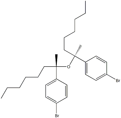 (+)-p-Bromophenyl[(S)-1-methylheptyl] ether 구조식 이미지