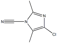 4-Chloro-1-cyano-2,5-dimethyl-1H-imidazole 구조식 이미지