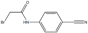 2-Bromo-N-(4-cyanophenyl)acetamide 구조식 이미지
