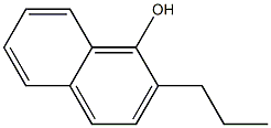 2-Propyl-1-naphthol 구조식 이미지