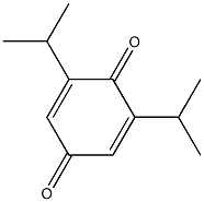 2,6-Diisopropyl-1,4-benzenedione Structure