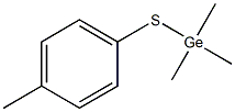 Trimethyl(4-methylphenylthio)germane Structure