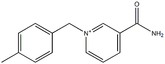 1-(4-Methylbenzyl)pyridinium-3-carboxamide 구조식 이미지