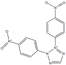 2,3-Di(p-nitrophenyl)-2H-tetrazol-3-ium Structure