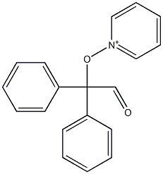 1-(1,1-Diphenyl-2-oxoethoxy)pyridinium 구조식 이미지