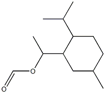 Formic acid 1-(p-menthan-3-yl)ethyl ester 구조식 이미지