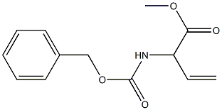 2-[[(Benzyloxy)carbonyl]amino]-3-butenoic acid methyl ester Structure