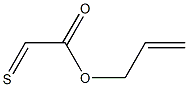2-Thioxoacetic acid 2-propenyl ester 구조식 이미지