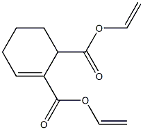 2-Cyclohexene-1,2-dicarboxylic acid diethenyl ester 구조식 이미지