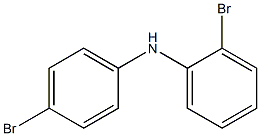2-Bromophenyl 4-bromophenylamine 구조식 이미지