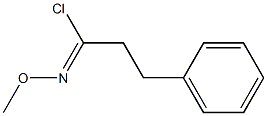 3-Phenyl-1-chloropropanal O-methyl oxime 구조식 이미지