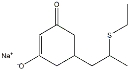 Sodium 5-[2-(ethylthio)propyl]-3-oxo-1-cyclohexene-1-olate 구조식 이미지