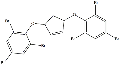 3,5-Bis(2,4,6-tribromophenoxy)-1-cyclopentene Structure